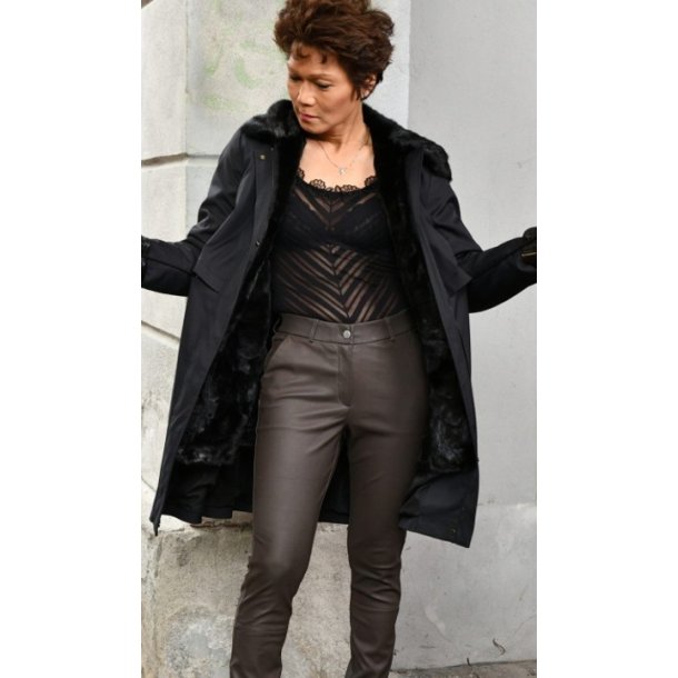 Levinsky - Dania- Pelsforet Parka Jacket - Kopenhagen Fur - Black